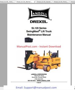 Drexel Landoll Forklift SL120 Service & Part Maintenance Manual